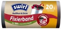 Swirl M&uuml;llbeutel Swirl&reg; Fixierband-M&uuml;llbeutel 20 L Rei&szlig;fest & Dicht
