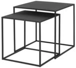 blomus Beistelltisch -FERA- 2er Set quadratische Tische: Minimalistisch, Robust...