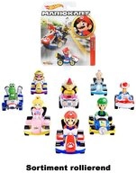 Mattel&reg; Rennbahn-Auto Hot Wheels Super Mario Mario Kart Fahrzeuge sortiert