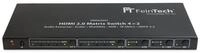 FeinTech Audio / Video Matrix-Switch VMS04201 HDMI Matrix Switch 4x2 mit Audio