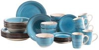 Kombiservice M&Auml;SER "Lumaca", blau (dunkelblau), 30, Geschirr-Sets, Kombiservice