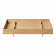 blomus Tablett Abento Large, Holz beige