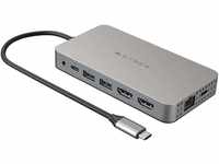 Hyper Dual 4K HDMI 10-in-1 USB-C Hub for M1 MacBook Adapter USB Typ C zu