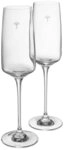 JOOP! Sektglas JOOP! LIVING - SINGLE CORNFLOWER Champagnerglas 2er Set, 2-tlg., Glas
