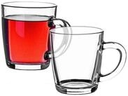 Pasabahce Becher Pasabahce Basic Henkeltasse 350 ml 2er Set, Glas