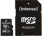 Intenso Micro SDXC Karte 64GB UHS-I Performance 90MB/s Class 10 Speicherkarte