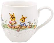 Villeroy & Boch Becher Spring Fantasy Becher mit Henkel Blumenwiese 0,53l,...