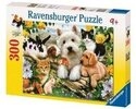 Ravensburger Puzzle Kinderpuzzle 300 XXL Teile - Fr&ouml;hliche Tierfreundschaft,
