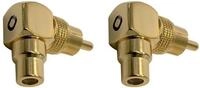 OEHLBACH Sound-AD 90 Winkeladapter Cinch 90&deg; Audio-Adapter Cinch zu...