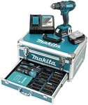 Makita Akku-Schlagbohrschrauber DHP482RFX9, max. 1900 U/min, 18V &bull; 62 Nm,...