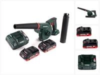 metabo Akku-Laubbl&auml;ser AG 18 Akku Gebl&auml;se 18 V + 2x LiHD Akku 4,0 Ah + Ladeger&auml;t