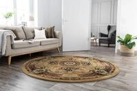 THEKO Teppich Gabiro 856, rund, H&ouml;he: 10 mm, Kurzflor, Orient-Optik, ideal im