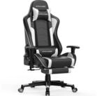 GTPLAYER Gaming-Stuhl B&uuml;rostuhl Gamer Stuhl mit Fu&szlig;st&uuml;tzen Bluetooth Lautsprecher,
