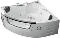 Jet-Line Whirlpool-Badewanne Whirlpool Indoor Spa Badewanne Eckbadewanne VILLA