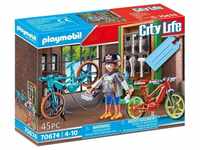 Playmobil City Life Geschenkset E-Bike-Werkstatt 70674