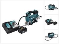 Makita Werkstattpresse DGP 180 RF1 Akku Fettpresse 18 V 690 bar + 1x Akku 3,0 Ah +