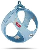Curli Hunde-Geschirr Clasp Vest Geschirr Air-Mesh Special Edition 2022 Skyblue blau