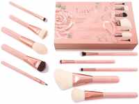 Luvia Cosmetics Kosmetikpinsel-Set Essential Brushes - Expansion Set - Rose...