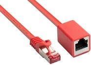 GOOD CONNECTIONS Patchkabel Ethernet Netzwerkkabel, RJ45 Buchse gerade, RJ45 Stecker