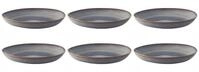 like. by Villeroy & Boch Schale Lave Schalen flach &oslash; 27 cm 6er Set, Steingut,...