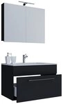 VCM Waschtisch 3tlg-Badinos1SB 109x60x46cm (Set, 3-St., 1x Unterschrank 1x