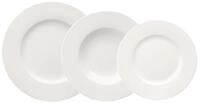 vivo Villeroy & Boch Group Geschirr-Set Basic White Starter-Set, wei&szlig;, 18-teilig
