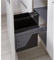 WESCO M&uuml;lleimer Abfallsammler Pullboy Soft Comfort 1 f&uuml;r 60er Unterschrank mit