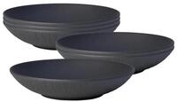 Villeroy & Boch Schale Manufacture Rock Schale flach &oslash; 23,5 cm 6er Set,...