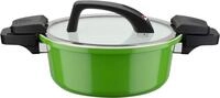 GSW Dampfgartopf Ceramica green, Aluminium (1-tlg), Dampfkochtopf, mehrfache