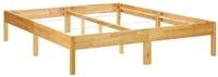 vidaXL Bett Massivholzbett Eiche 180x200 cm