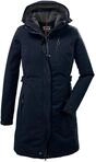 Parka KILLTEC "KOW 165 WMN PRK", Damen, Gr. 38, blau (navy), Obermaterial: 100%