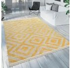 Paco Home Teppich Poco 821, rechteckig, H&ouml;he: 6 mm, Kurzflor, Rauten Design, mit