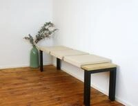Lycce Bankauflage Bankkissen Klemmkissen Sitzkissen mit 2 Leisten, 40cm Klemmtiefe,