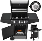 Juskys Gasgrill Louisiana, 3 Brenner, 8,1 kW, emaillierter Rost, Thermometer, Juskys Gasgrill Louisiana, 3 Brenner, 8,1 kW, emaillierter Rost, Thermometer,