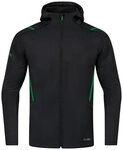 Jako Sweatjacke JAKO Challenge Freizeit Kapuzenjacke Kids Polyester schwarz 140