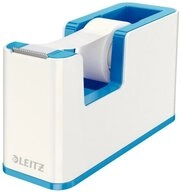 LEITZ Klebeband Leitz Klebeband-Abroller WOW 5364 Wei&szlig;, Blau Rollenbreite...