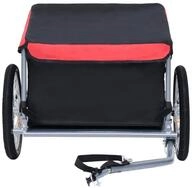 vidaXL Fahrradkinderanh&auml;nger, Fahrradanh&auml;nger Schwarz und Rot 65 kg