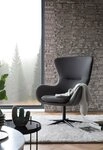 SalesFever Drehsessel Helsinki Komfortabler Sessel f&uuml;rs B&uuml;ro, Entspannung...