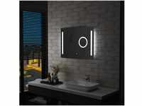 vidaXL Badezimmer-Wandspiegel mit LED und Touch-Sensor 80 x 60 cm Weitere...