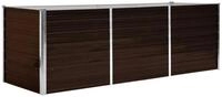 vidaXL Hochbeet, Garten-Hochbeet Braun 240 x 80 x 77 cm Verzinkter Stahl