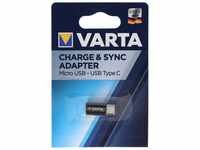 VARTA Varta Micro-USB Adapter von Micro-USB auf USB Type C Charge & Sync Ad