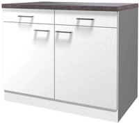 Flex-Well Unterschrank Lucca (B x H x T) 100 x 85 x 60 cm, f&uuml;r viel Stauraum