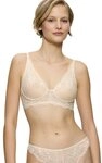 Triumph B&uuml;gelloser BH Amourette Charm Strech-Spitze, tiefer V-Ausschnitt