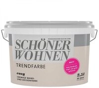 SCH&Ouml;NER WOHNEN FARBE Wand- und Deckenfarbe Cosy, Tropf- und spritzgehemmt,