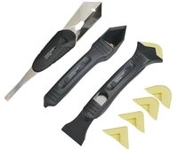 BGS Fugenspachtel 8 tlg. Fugenentferner / Fugenhai aus Silikon und Spachtelsatz