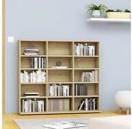 vidaXL Regal 100 x 23 x 895 cm CD-Regal Sonoma Eiche 102x23x89,5 cm Spanplatte Medi