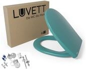 LUVETT WC-Sitz C100 mit Absenkautomatik, Duroplast sanit&auml;r, Universelle O-Form