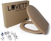 LUVETT WC-Sitz C100 mit Absenkautomatik, Duroplast sanit&auml;r, Universelle O-Form