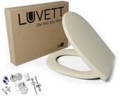 LUVETT WC-Sitz C100 mit Absenkautomatik, Duroplast sanit&auml;r, Universelle O-Form
