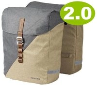 racktime Fahrradtasche Racktime Doppeltasche Heda 2.0 desert sand dust grey -...